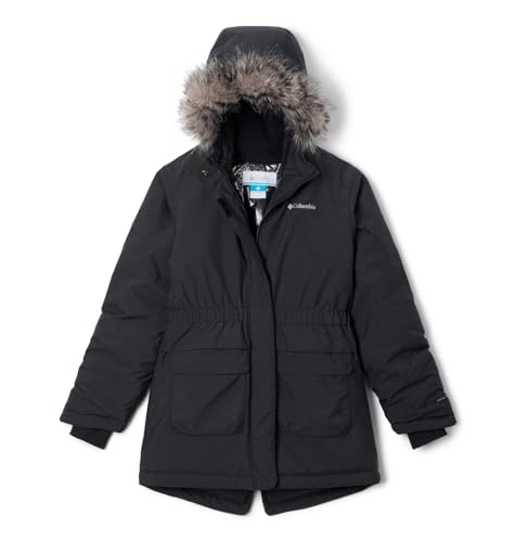Image of Columbia Youth Girls Nordic Strider II Jacket, Black, Large
