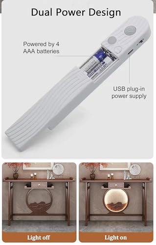 Mesa consola de bambú para entrada pasillo detrás del sofá mueble zen 7