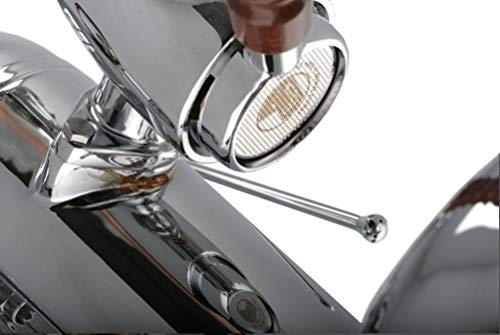 La Pavoni Espco-16 Esperto "Competente" Espresso Machine, Chrome/Brass, 16 Cups Capacity, Larger 38-Ounce Boilers With Mounted Pressure Gauge #TOP2