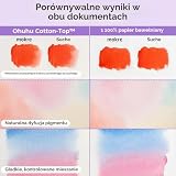 Ohuhu Papier akwarelowy A4, 30 arkuszy 300 g/m², tłoczony na zimno - 100% bawełna z opatentowaną technologią, blok multimedialny bez kwasów, do akwareli, tuszu i gwaszu