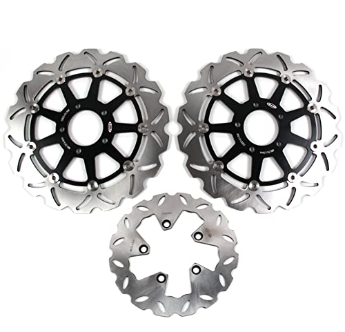 Arashi Rotores de discos de freio traseiros dianteiros para Suzuki Hayabusa Gen 1 GSX1300R GSXR 1300