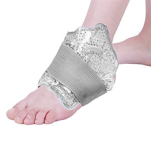 NEWGO®Ice Pack for Ankle Reusable Foot Ice Pack Wrap Ankles Heat Ice Wrap for Injuries, Sprains(10
