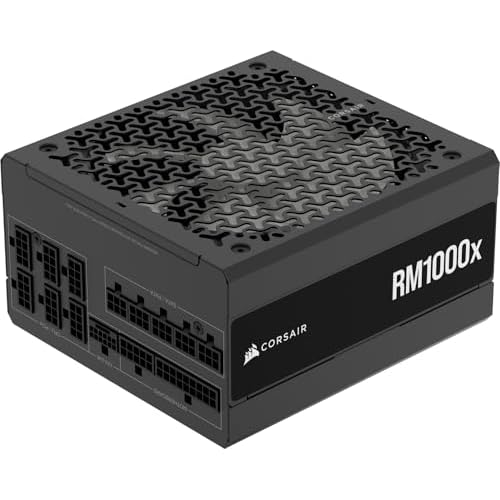CORSAIR RM1000x ATX 3.1 PCIe 5.1 1000W Power Supply – Black