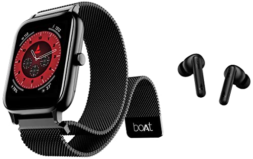 Image of boAt Xtend Pro with Advanced Dedicated Bluetooth Calling Chip, Dial Pad & Airdopes 141 True Wireless in Ear Earbuds with mic, 42H Playtime, Beast Mode for Gaming, ENx Tech, ASAP Charge IWP