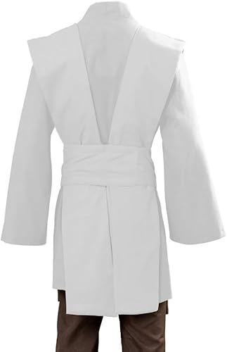 Vista 15 de GOLDSTITCH Men Tunic Robe Knight Fancy Cool Cosplay Costume negro (túnica)