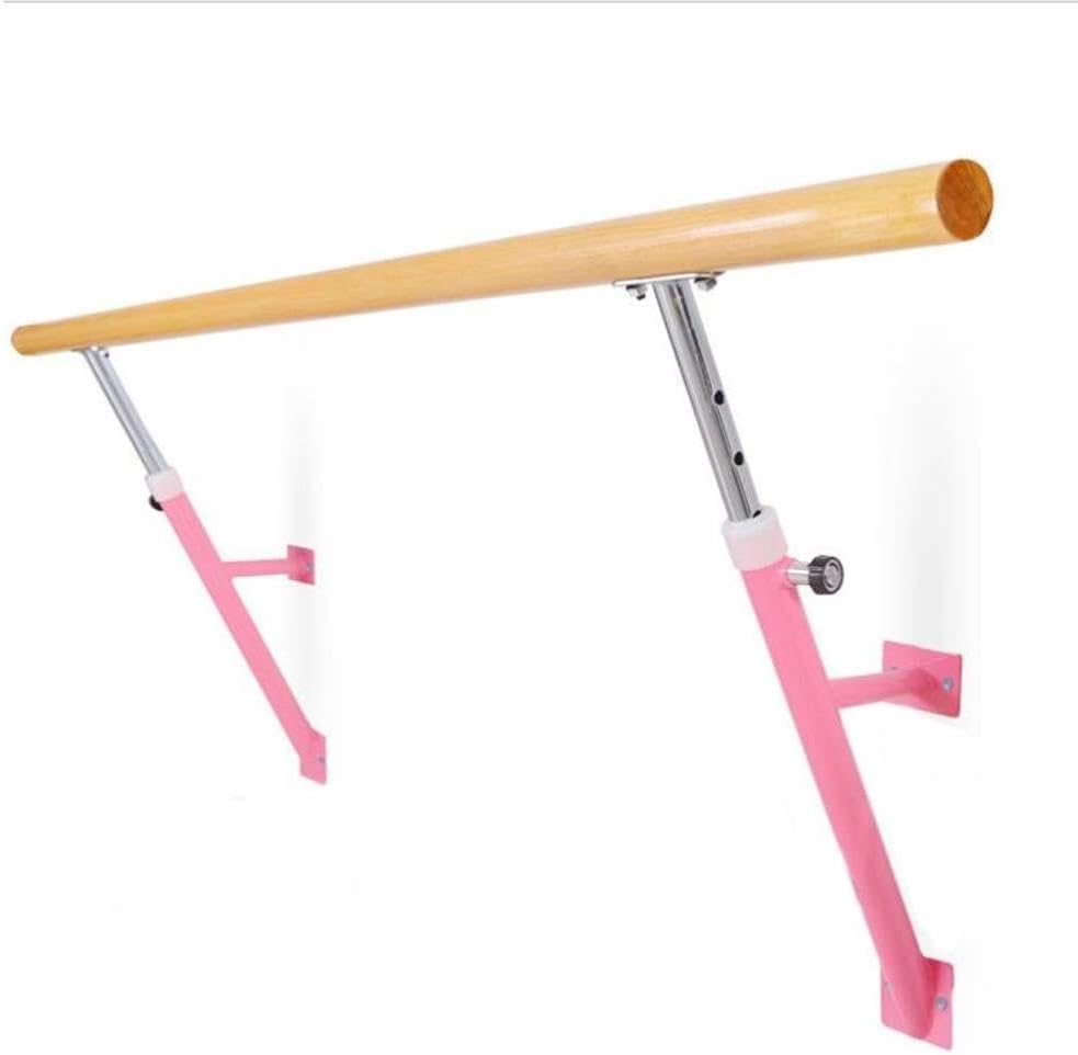 Dance Bar,Ballet Bar,Ballet Bar,Dance Bar,Family School Wall Fixed Horizontal Bar,Dance Jazz Fitness Gymnastics Pole Ballet(Pink 1m)