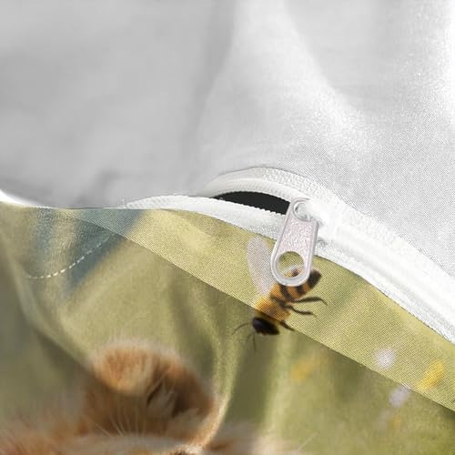Housse de couette lion 3D en microfibre résistante de qualité supérieure