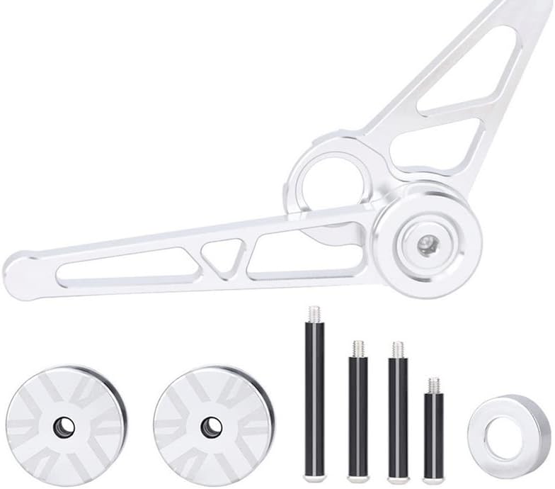 Lightweight Aluminium Chain Tensioner for Brompton 1-6 Speed Union Jack Silver