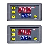 2PCS 110-220V T3230 Delay Timer Infinite Loop Delay Dual Digital Display Time Relay Module Multifunctional