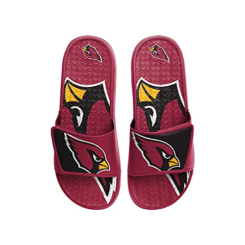 Image of FOCO mens NFL Team Logo Athletic Sport Shower Flip Flop Sandals Gel Slides