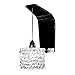 WAC Lighting WS72-G539WD/CH Mini Haven Pendant Fixture Wall Sconce with Crystal, One Size, White Diamond/Chrome