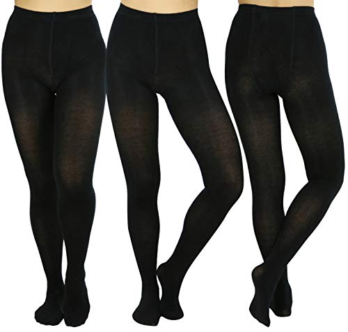 ToBeInStyle Women's Single or Pack of 6 Warm Acrylic Blend Winter Tights4