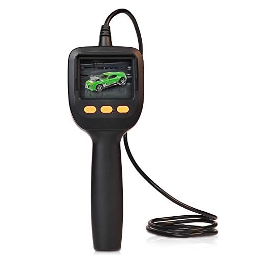 Borescope - Inspection Camera and Endoscope from MyGuard - Flexible, Waterproof Endoscope Camera with 2.4" Color LCD Screen