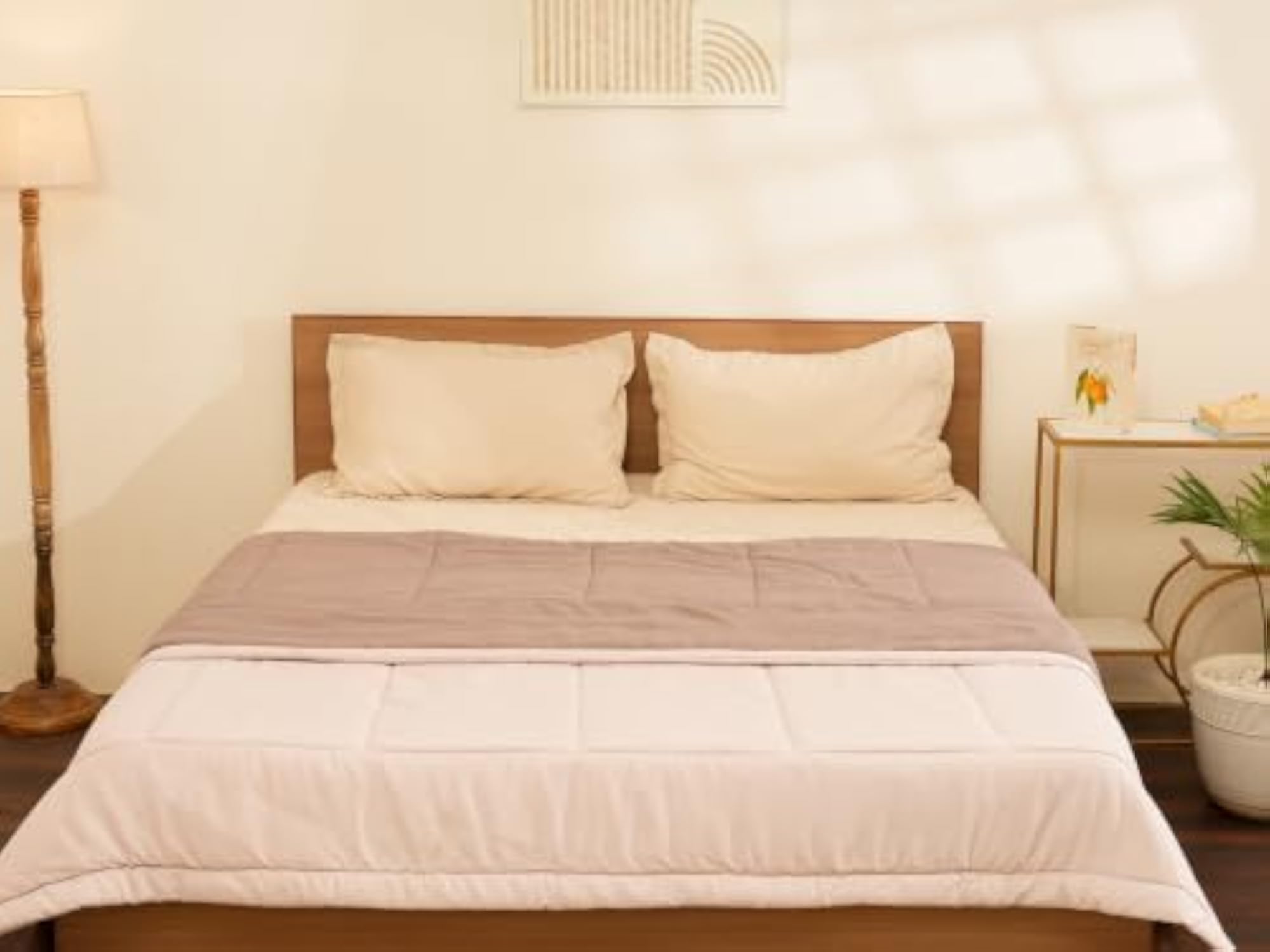 Blush Pink Lightweight Double Bed Comforter