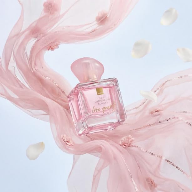 AVON Today Tomorrow Always Love Quartz Eau de Parfum, Rosa de Cristal, Aceite de Sándalo, Té de Mandarina, 50 ml
