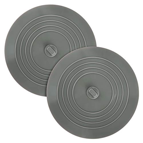 Kirecoo 2 Pack Bathtub Stopper, 6 Inches Large Silicone Tub Stopper, Drain Plug