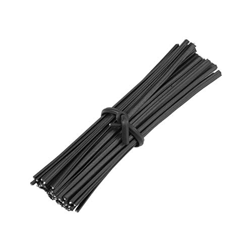 uxcell 3 Inches Plastic Twist Ties Reusable Cable Cord Wire Ties Black 500pcs miniatura 4