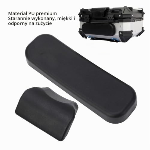 Oparcie Kufra Motocyklowego Samoprzylepna Górna Obudowa Oparcie Pasażera Naklejka z podkładką dla 22L 25L 28L 32L Top Box Sissy Bars Skrzynia Ogonowa Poduszka Oparcia Motocykla