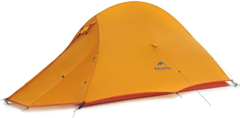 Naturehike Cloud Up Tienda de campaña para 1 persona, tiendas de campaña ligeras para mochileros para un hombre, tienda de campaña ultraligera impermeable para una persona para acampar, senderismo, mochilero