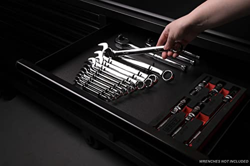 Image of ARES 62006 12-Slot Metal Magnetic Wrench Organizer