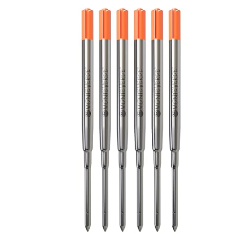 Recharge Monteverde Orange Medium pointe moyenne anti bavure pour stylo Sheaffer