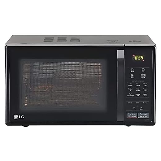 LG 21 L Convection Microwave Oven (MC2146BG, Glossy Black)