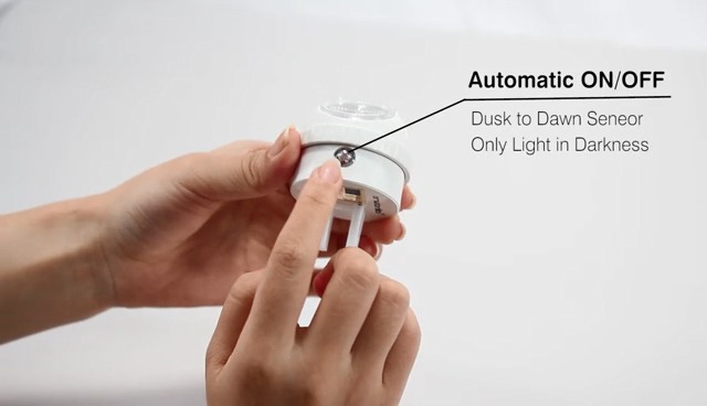 Image of Emotionlite Plug-in LED Night Light Dusk to Dawn Sensor Neutral White 6 Pack