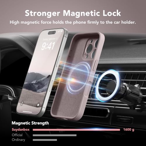 Image of Magnetic for iPhone 16 Pro Case Silicone Hazel