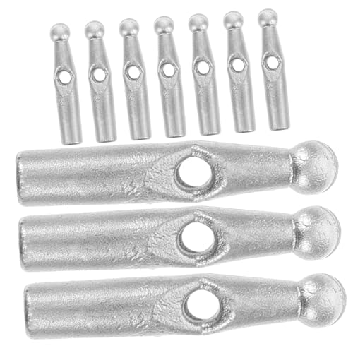 KOMBIUDA 10 piezas Cuentas para Paraguas Plegable Cubiertas de Hueso de Plástico Resistentes Accesorios de Reparación para Sombrillas Antiviento Fáciles de Instalar y Duraderas