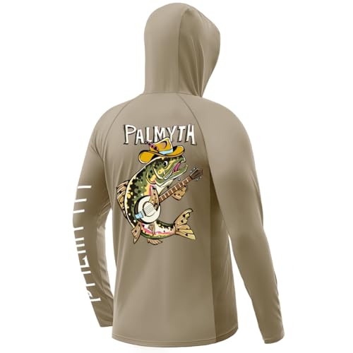 Image of Palmyth Fishing Shirts for Men Long Sleeve UPF 50+ Sun Protection Hoodie
