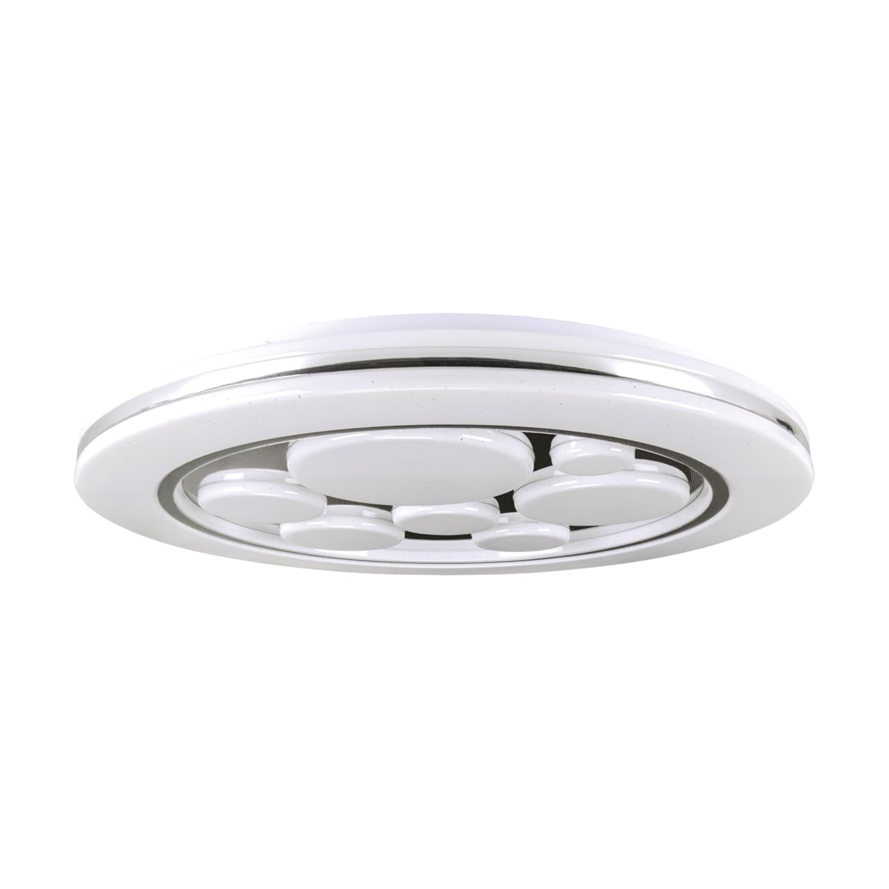 Licht-Erlebnisse LED Deckenleuchte Badezimmer dimmbar IP44 rund Ø 49 cm Farbwechsel max. 6050 lm Weiß Deckenlampe Badlampe Decke