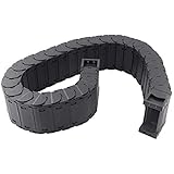 Low Noise Nylon Cable Drag Chain Detachable Assembly 0.7m D30x25 for Industrial Automation Wiring (D30*50)