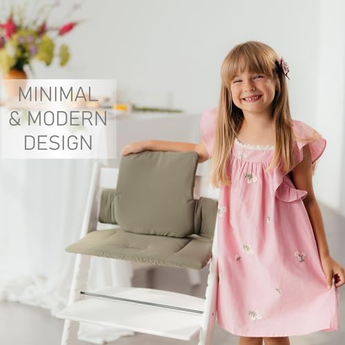 Image of Cushion Compatible with Stokke Tripp Trapp - Waterproof Soft Seat Cushion for Infants, Babies & Toddlers - High Chair Accessories, Easy to Install, Easy to Clean - Enchanted Forest