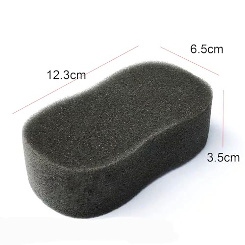 Image of 6 Pieces Hair Cutting Hair Cleaning Sponge Hair Brush Salon Cleaning Sponge Portable Hair Sponge Hair Salon Cleaning Sponge Brush for Cleaning Hair Cutting, Black