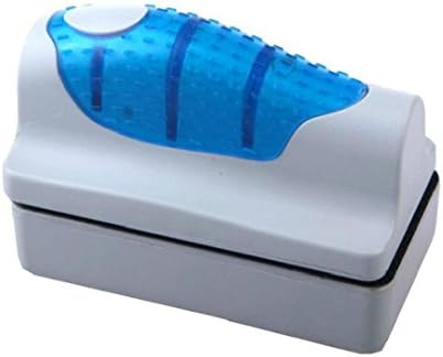 JRing Fish Tank Cleaner Brush, Floating Aquarium Magnetic Fish Tank Glass Algae Scrubber Cleaner Brush Tools