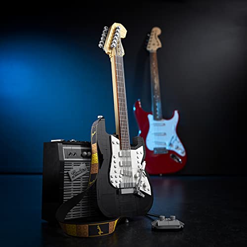 Image of LEGO Ideas Fender Stratocaster 21329 Guitar Building Kit (1,079 Pcs),Multicolor