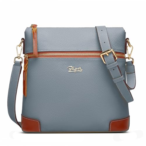 Image of BOYATU Leather Crossbody Bag for Women: Designer Shoulder Purse for Travel - Trendy Genuine Leather Handbag for Everyday