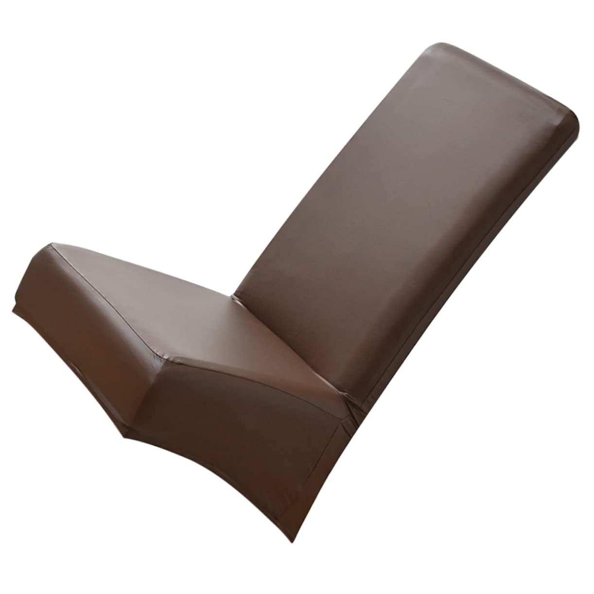 Housse de chaise de salle à manger marron extensible pour grand hôtel