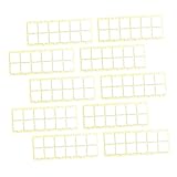 TOYZFRIENDY 10 Blatt Doppelseitiges Klebeband Transparent Stark Haftende Montagefolie für...