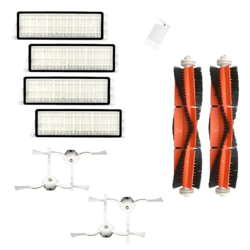 HEPA�t�B���^�[ + �T�C�h�u���V + ���C���u���V�AXiaomi�ɑΉ��ARoborock S1 S2 S50 ���{�b�g�|���@�p�[�c�A�N�Z�T���[