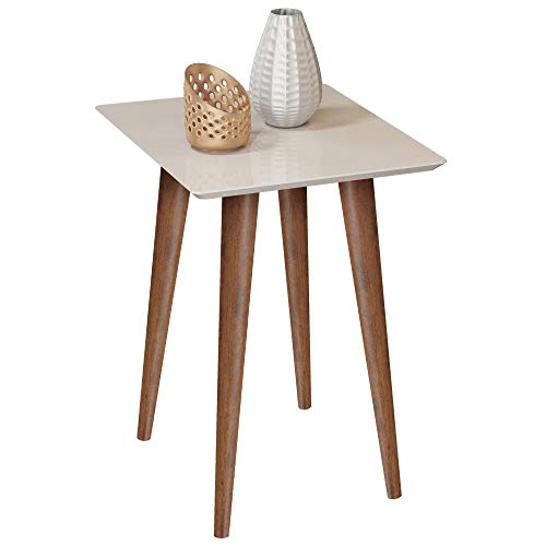 Conjunto Aparador Apoio e Mesa Lateral Maju - Off White - RPM Móveis