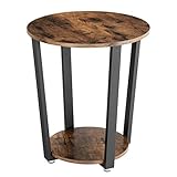 KEINE ANGST VOR DEM AUFBAU: Unser Beistelltisch wird in nur 4 Einzelteilen zu Ihnen geliefert. So gelingt die Montage in wenigen Minuten