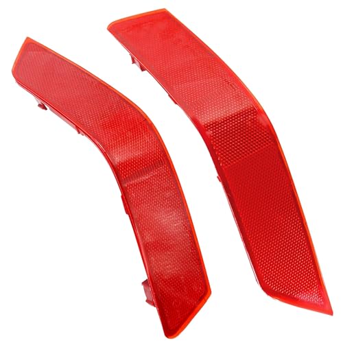 Image of 2Pcs Rear Left & Right Side Bumper Reflector Fit for Nissan Rogue 2017 2018 2019 2020, Replace# 265656FV0A 265606FV0A 265656FV0B 265606FV0B NI1185105 NI1184105 26560-6FV0A 26560-6FV0B