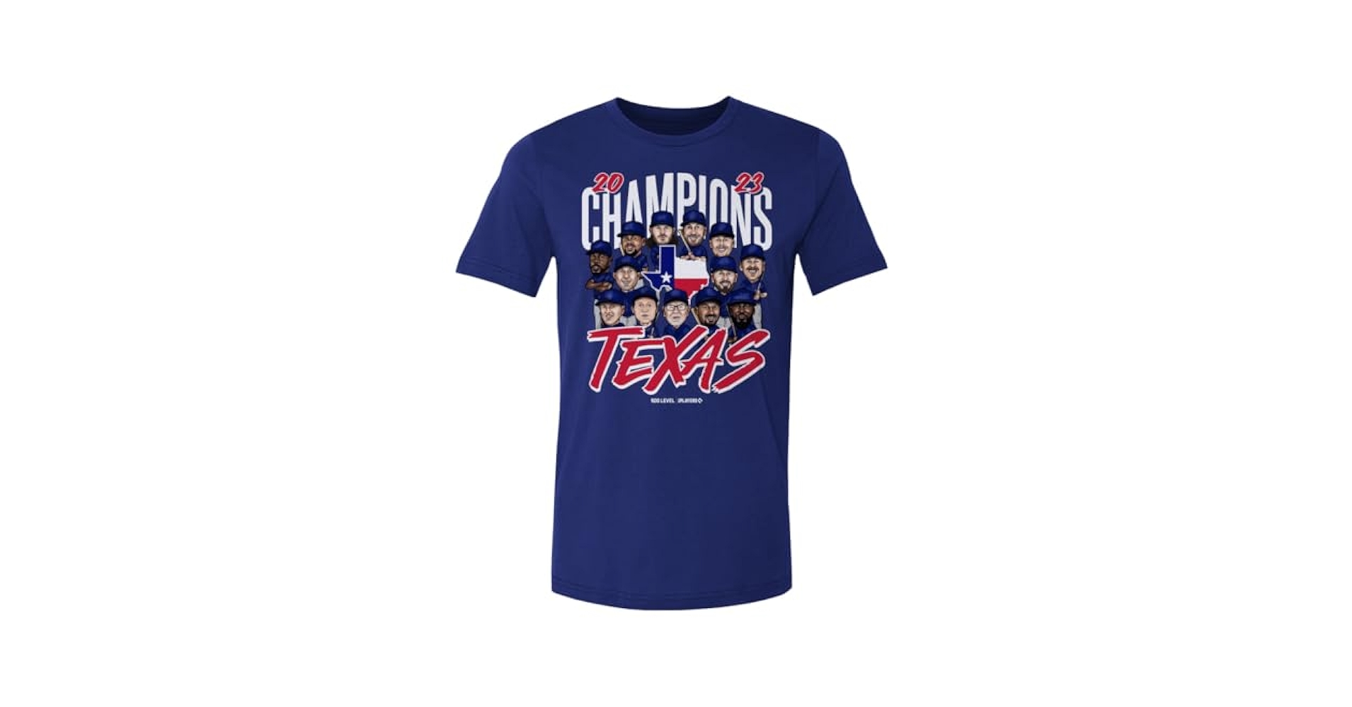 Amazon.com: 500 LEVEL Texas Rangers World Champs Shirt