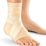 WHCOOL 7-Zone Ankle Brace for Women&Men, L,Nude