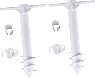 YARNOW 2 Pçs Guarda-Chuva Ao Ar Livre Âncora De Areia Guarda-Chuva Ao Ar Livre Âncora Âncora De Areia Guarda-Chuva Spike Guarda-Chuva De Praia Marinho Suprimentos De Praia Assento