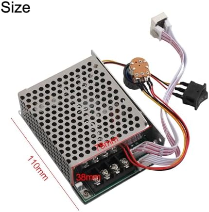 Ayarlanabilir DC Motor Hız Kontrol Cihazı 10V 55V 40A İleri Ters Kontrol ve Net Dijital Ekran ile - Görsel 5