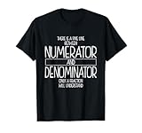 Funny Math Teacher Joke Men Women Fun Best Math Quotes T-Shirt