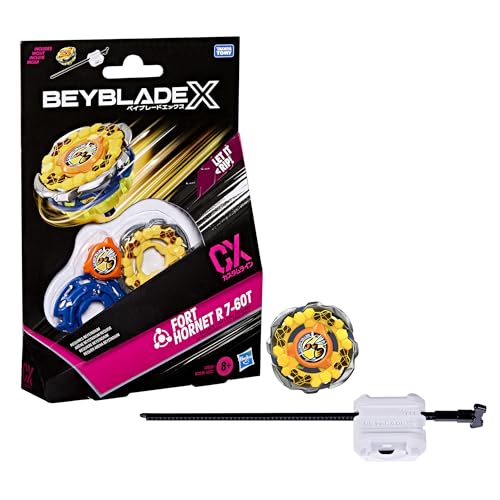 Beyblade X Fort Hornet R 7-60T CX Starter Pack Set, Takara Tomy Balance Type Top and Launcher, Battling Tops Game Toys, Ages 8+