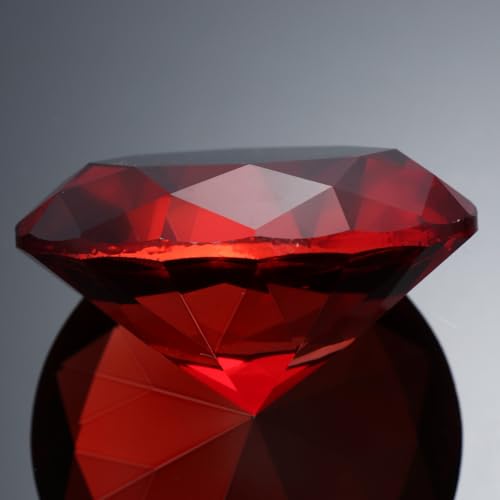 Gemas de cristal rojo para decoracion de bodas romanticas UPKOCH 4